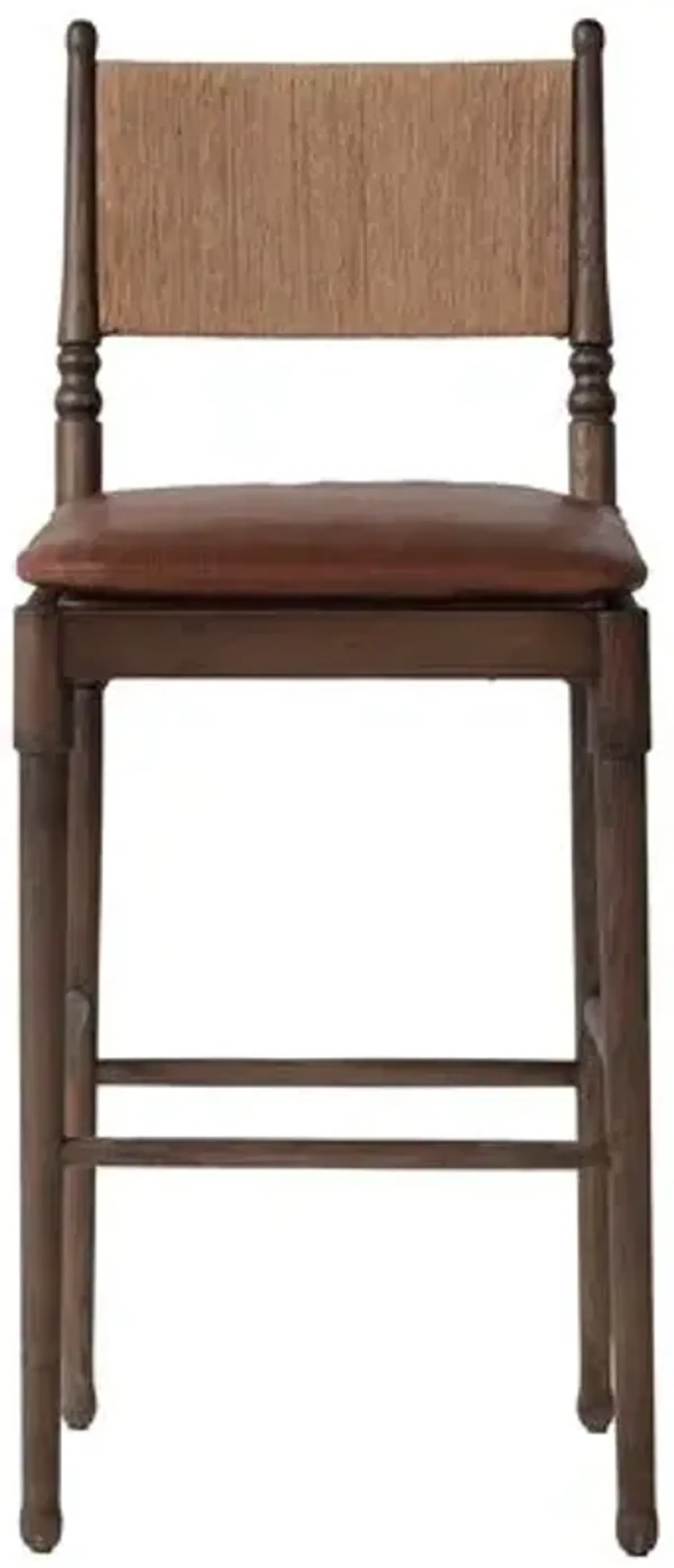 Fayth Bar Stool - Amber Lewis x Four Hands - Brown