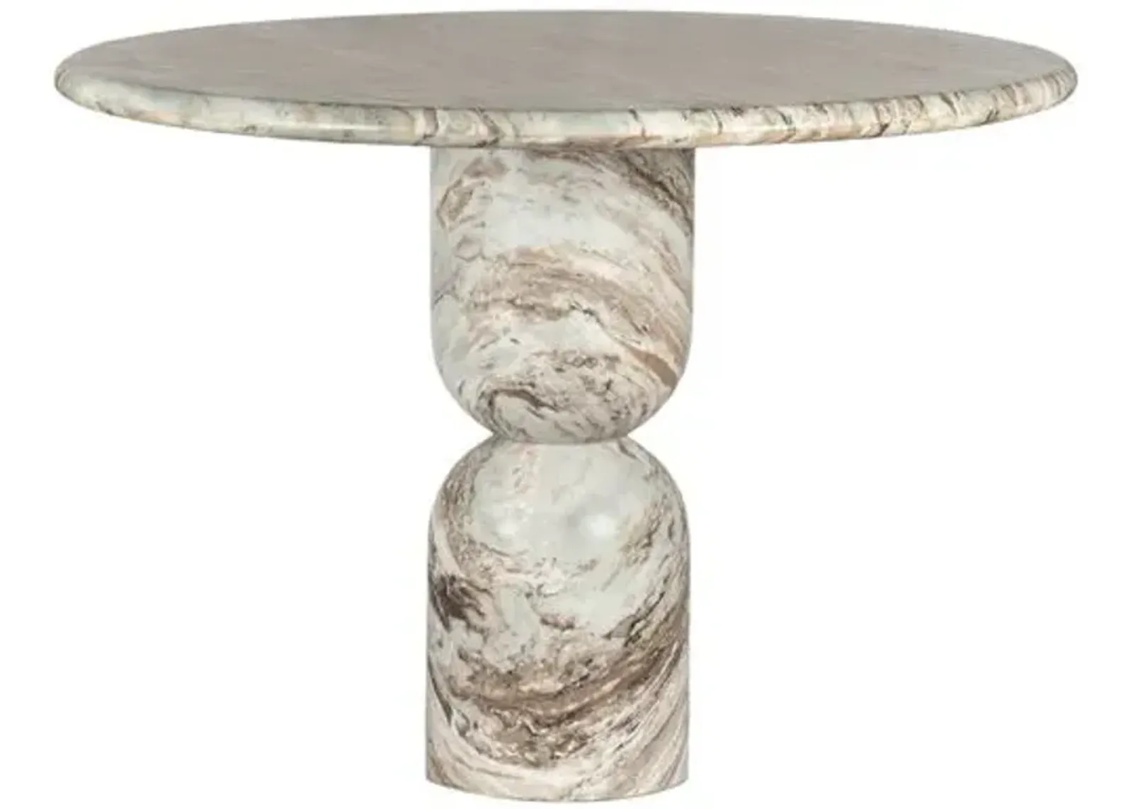 Figueroa Round Marble Dining Table - Amber Lewis x Four Hands