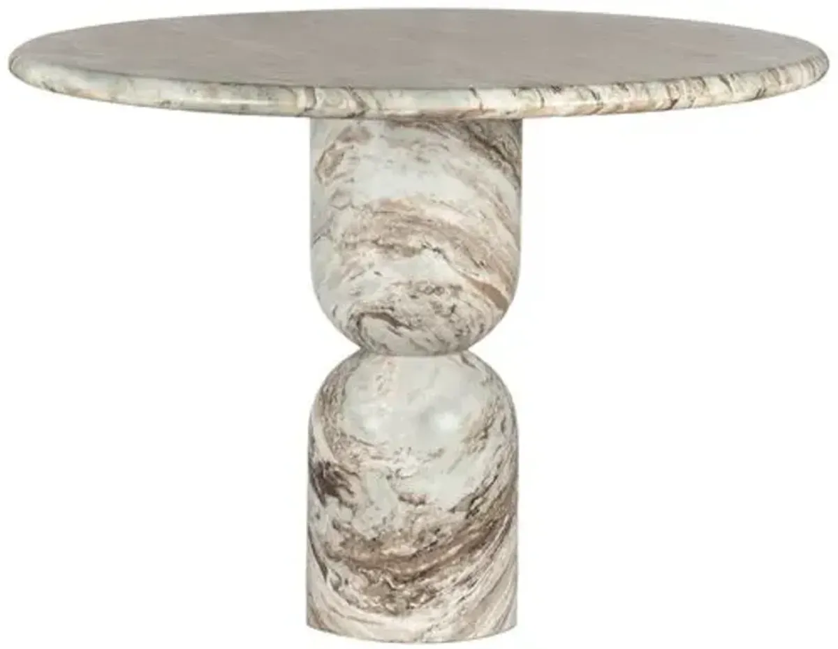 Figueroa Round Marble Dining Table - Amber Lewis x Four Hands