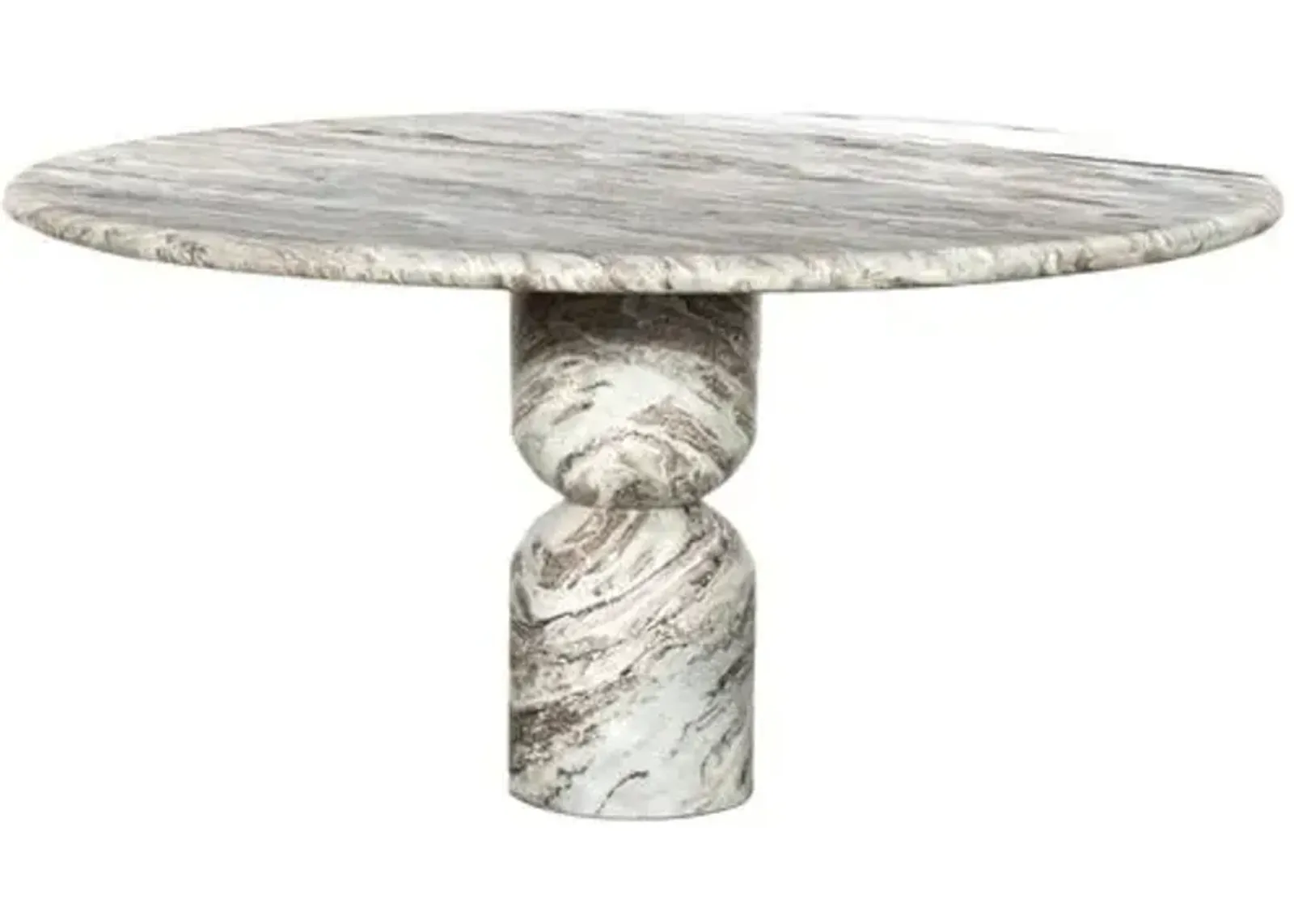 Figueroa Round Marble Dining Table - Amber Lewis x Four Hands