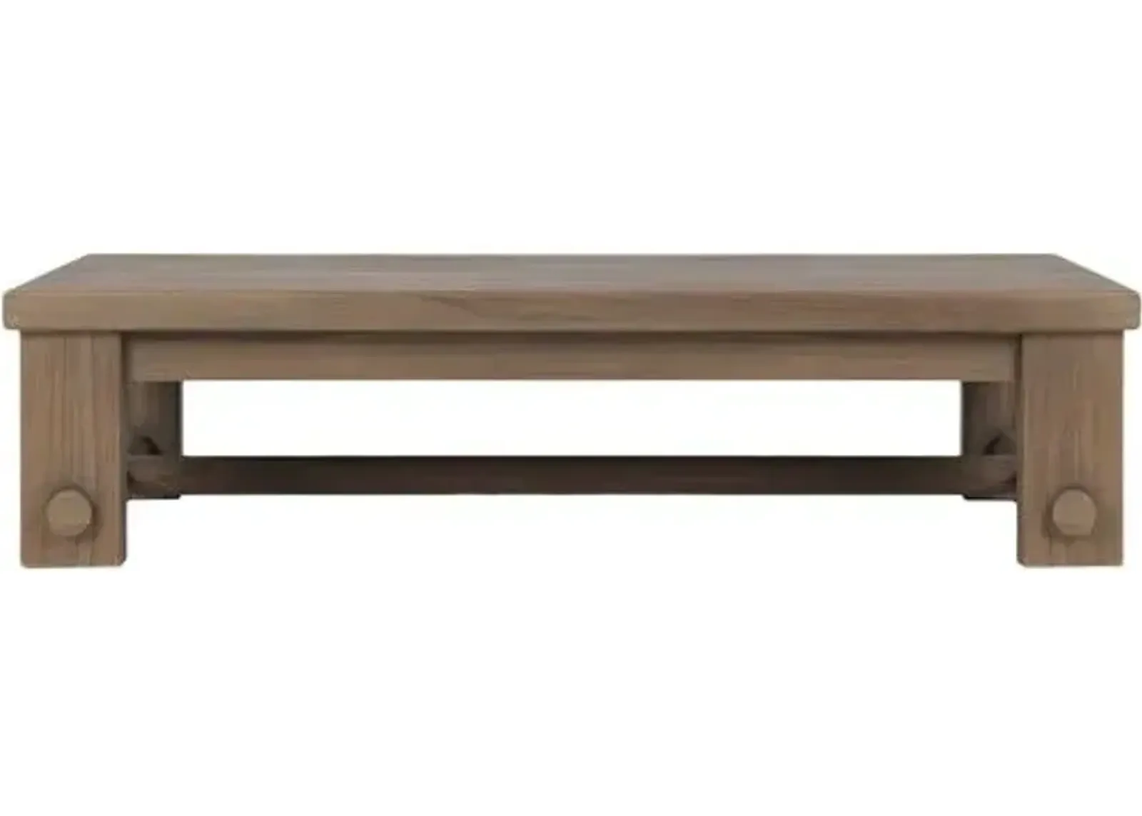 Lumi Outdoor Teak Coffee Table - Amber Lewis x Four Hands - Brown