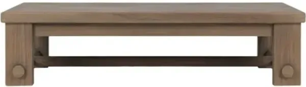 Lumi Outdoor Teak Coffee Table - Amber Lewis x Four Hands - Brown