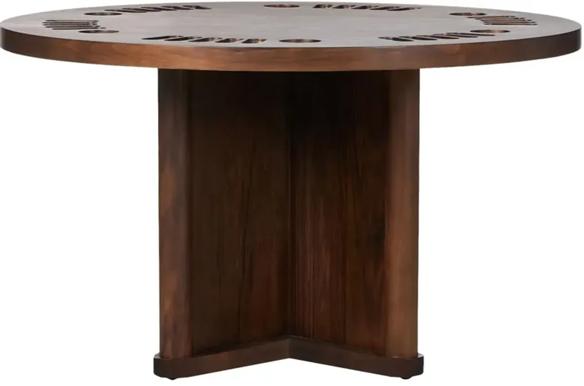 Mayfield Poker Table, Dark Guanacaste