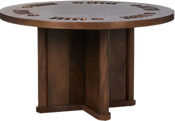 Mayfield Poker Table, Dark Guanacaste