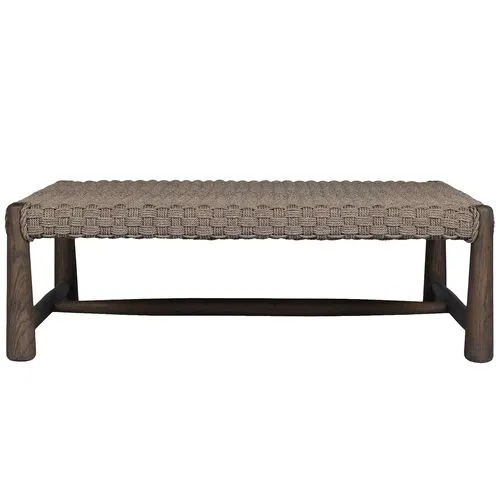 Savio Outdoor Coffee Table - Amber Lewis x Four Hands - Brown