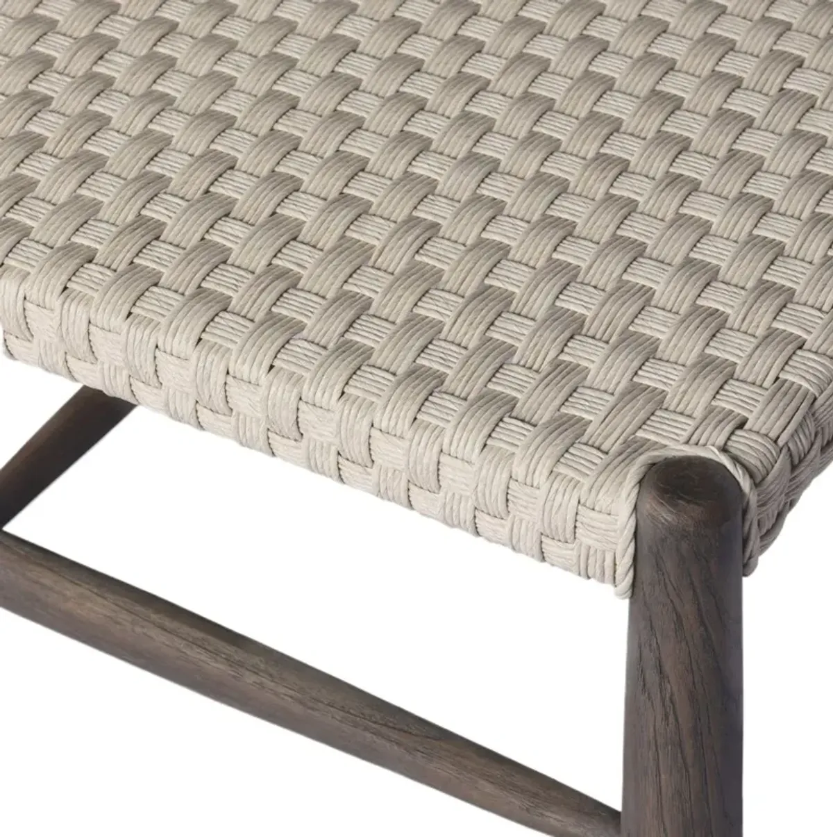 Savio Outdoor Teak Woven Coffee Table