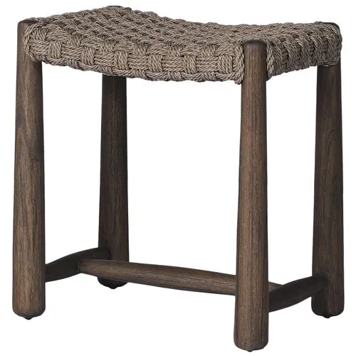 Savio Outdoor Stool - Amber Lewis x Four Hands - Brown