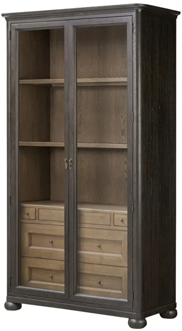 Sussex Oak Tall Cabinet