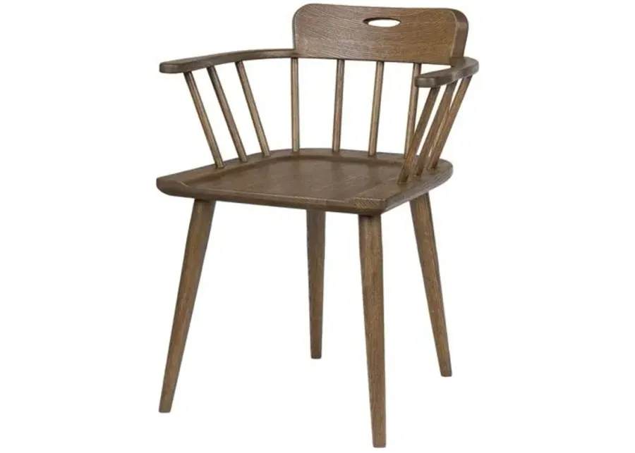 Thalia Dining Chair - Amber Lewis x Four Hands - Brown