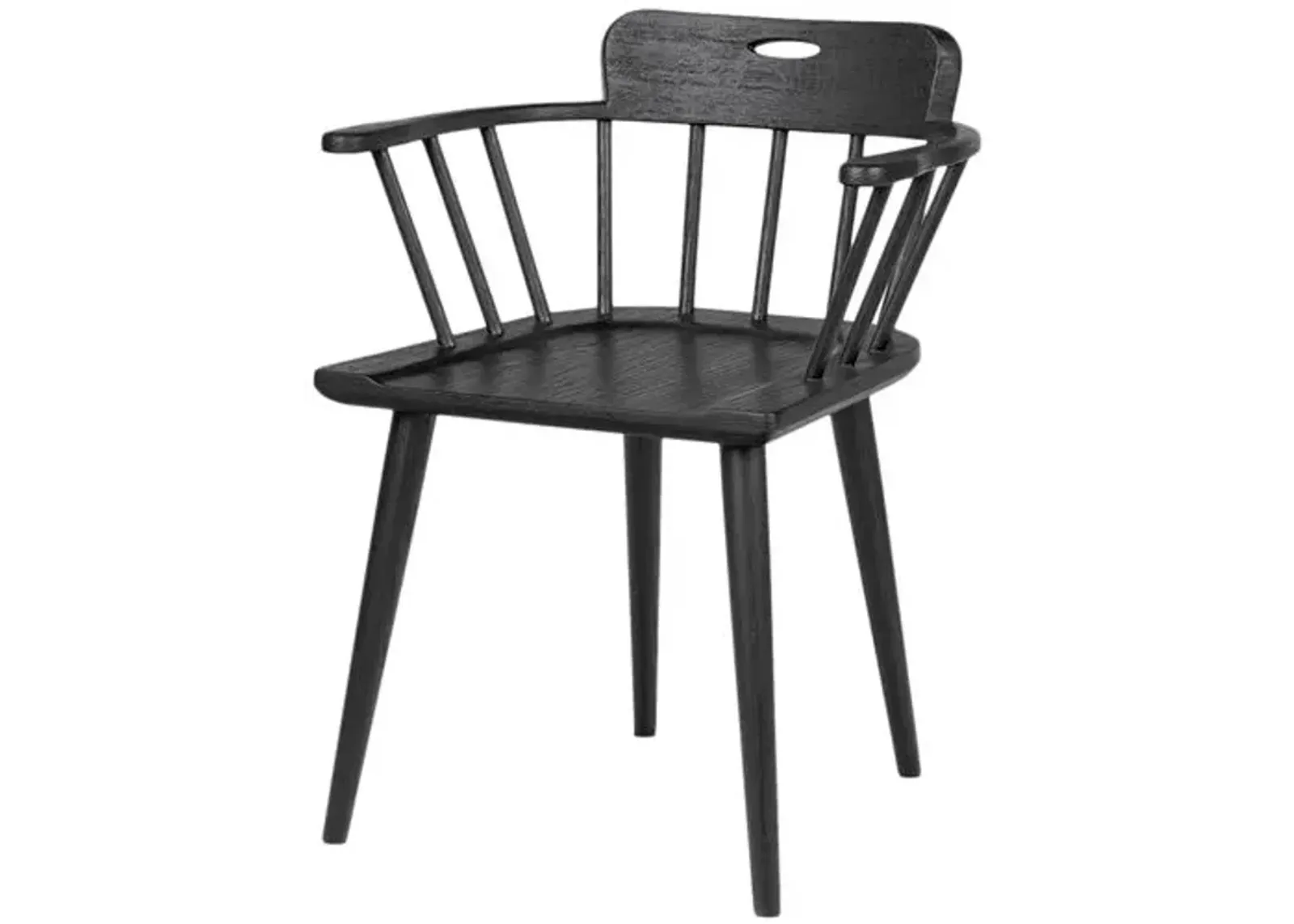 Thalia Dining Chair - Amber Lewis x Four Hands - Black