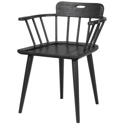 Thalia Dining Chair - Amber Lewis x Four Hands - Black