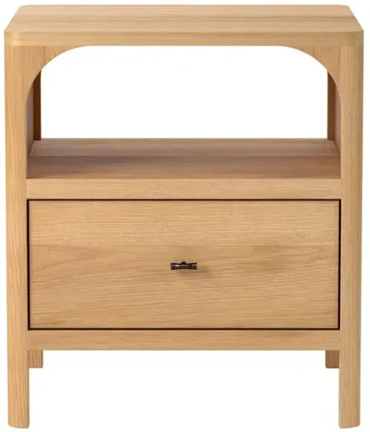 Hugo Oak Nightstand - Natural - Tulsi Home