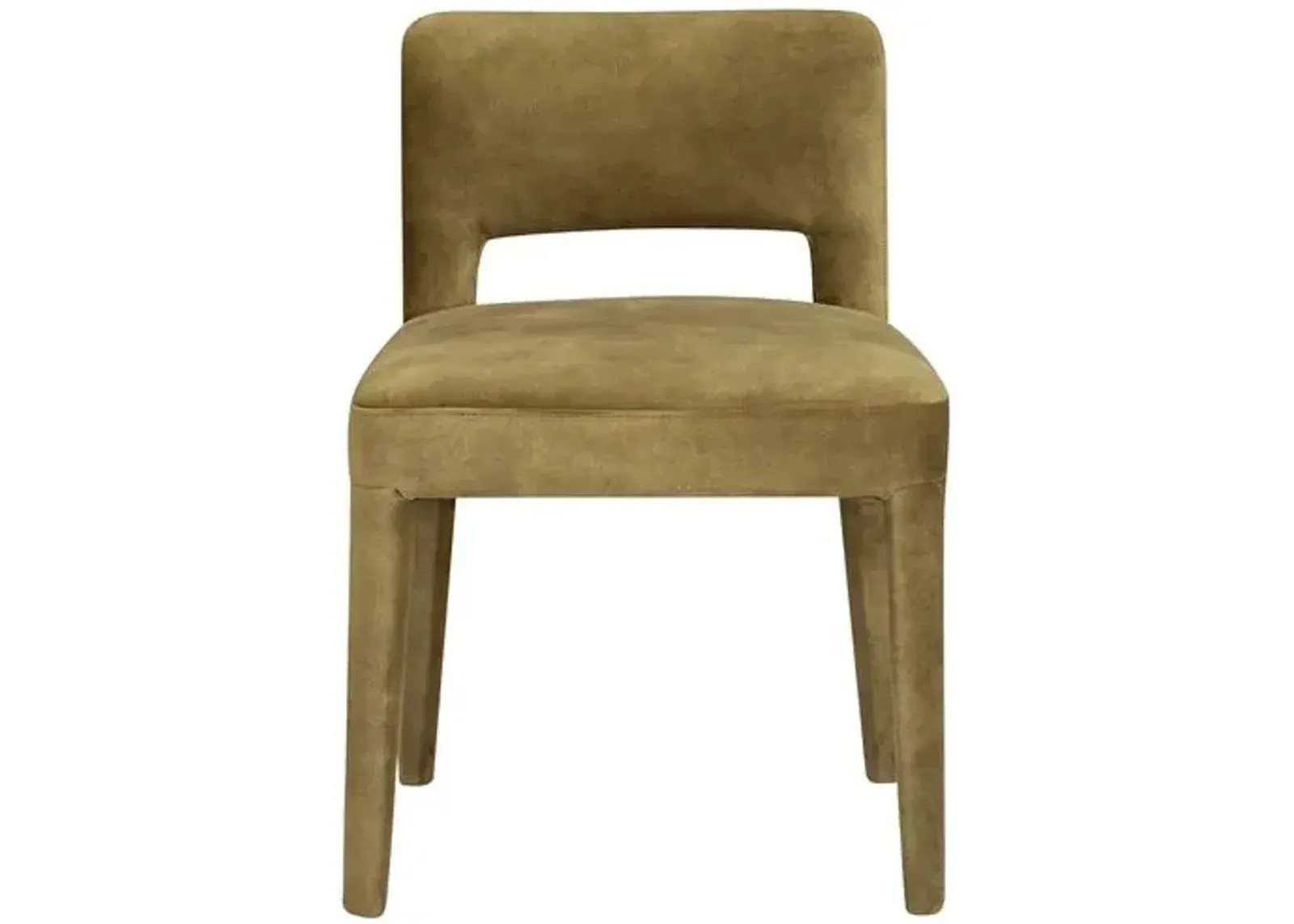 Lilith Velvet Dining Side Chair - Green - Tulsi Home