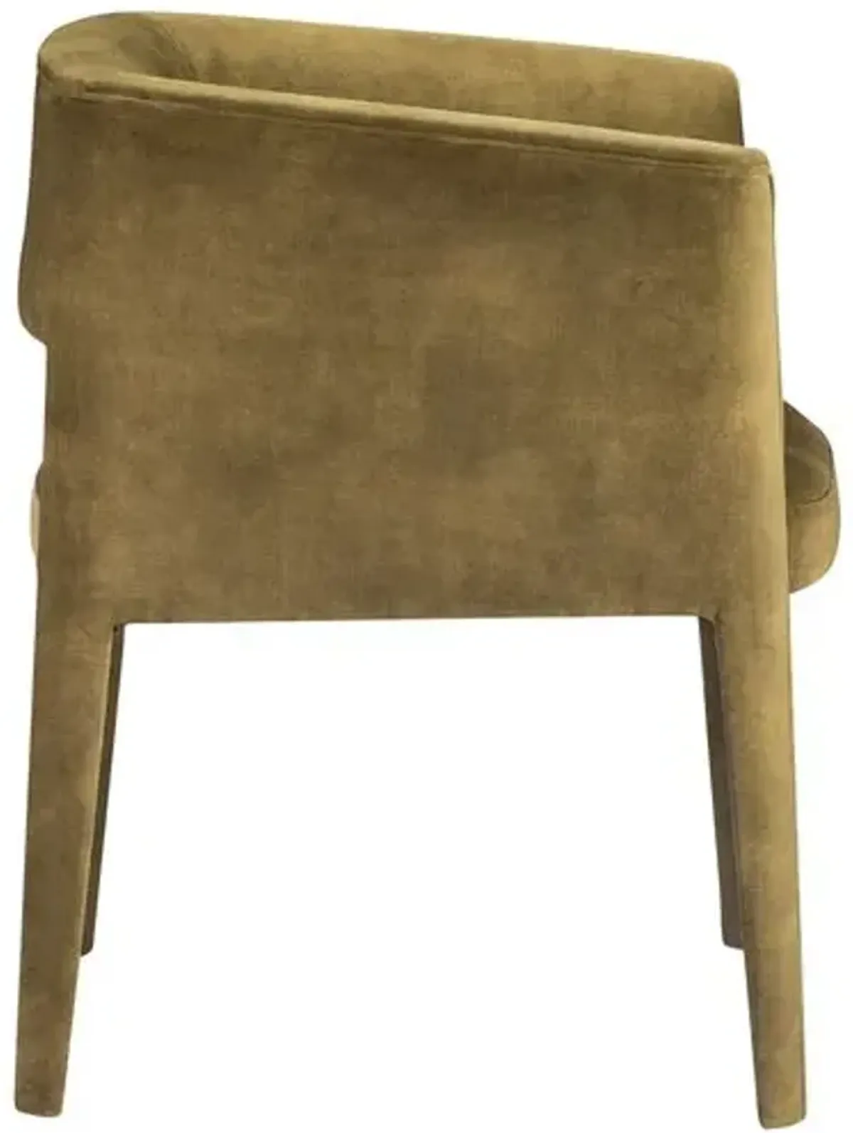 Lilith Velvet Dining Armchair - Green - Tulsi Home