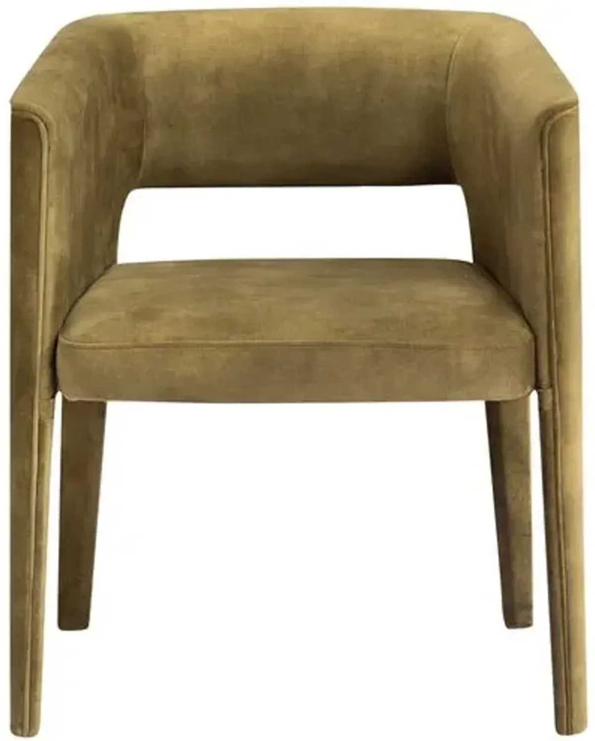 Lilith Velvet Dining Armchair - Green - Tulsi Home