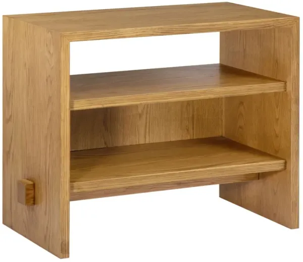 Federico Oak Nightstand, Honey