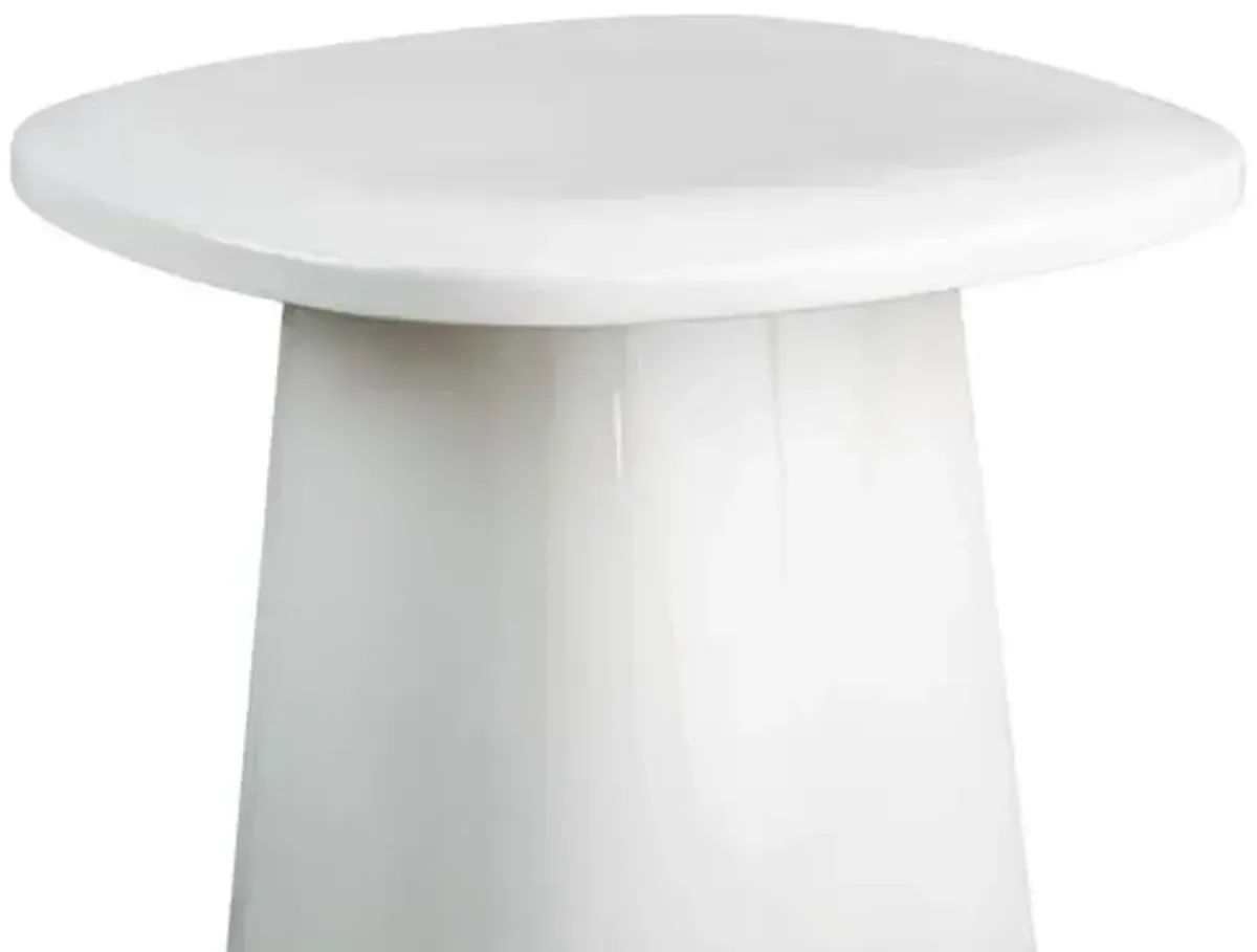 Orlie Indoor/Outdoor Side Table - Tulsi Home - White