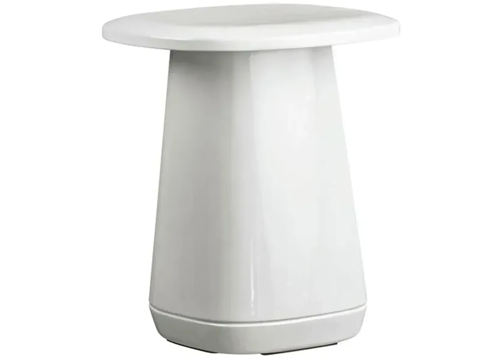 Orlie Indoor/Outdoor Side Table - Tulsi Home - White