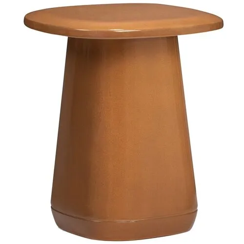 Orlie Indoor/Outdoor Side Table - Tulsi Home - Brown