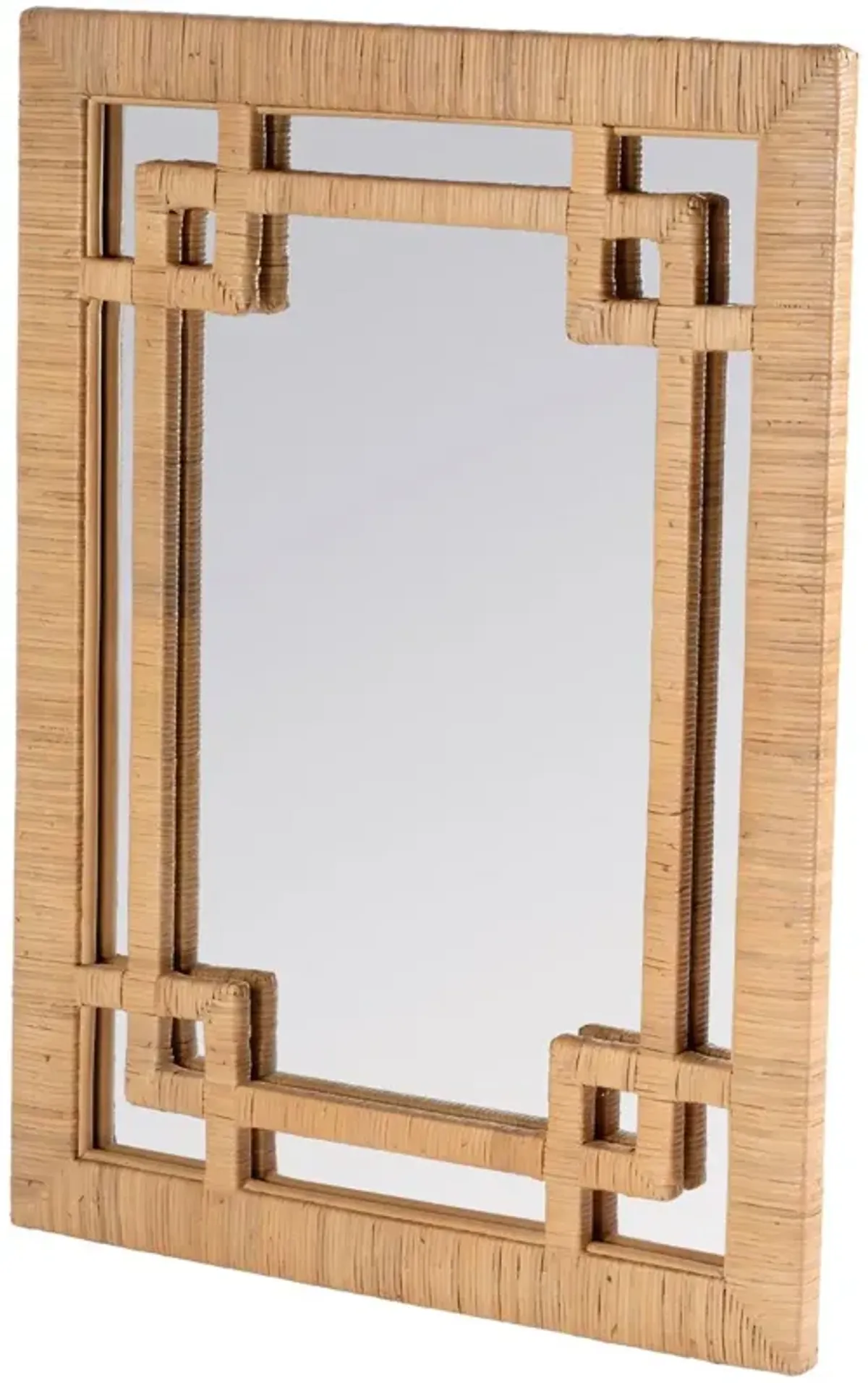 Neptune Rattan Wall Mirror, Natural