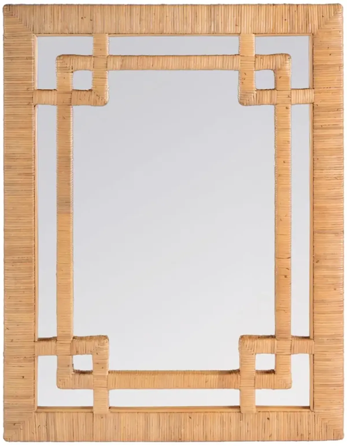 Neptune Rattan Wall Mirror, Natural