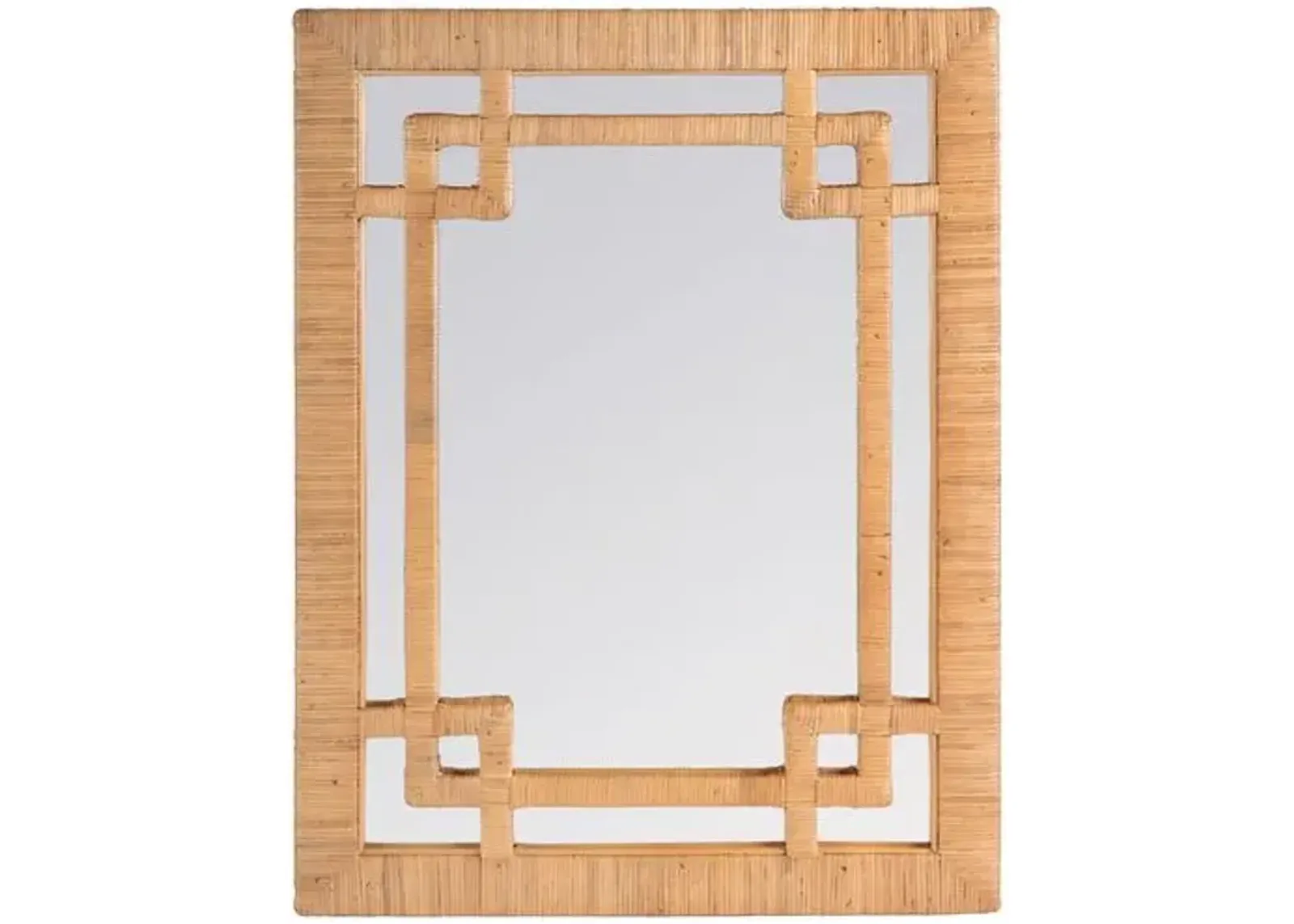 Neptune Rattan Wall Mirror - Natural