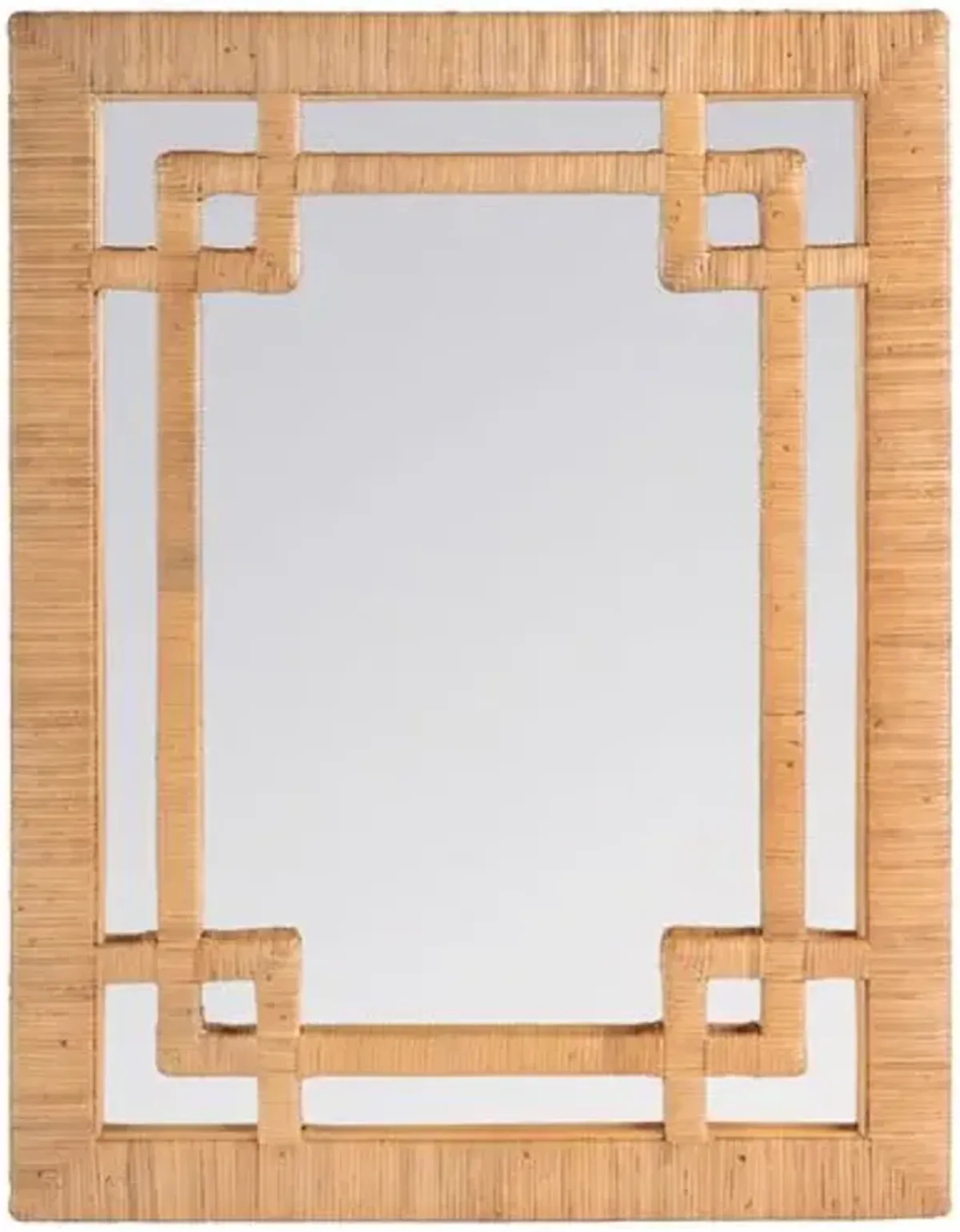 Neptune Rattan Wall Mirror - Natural