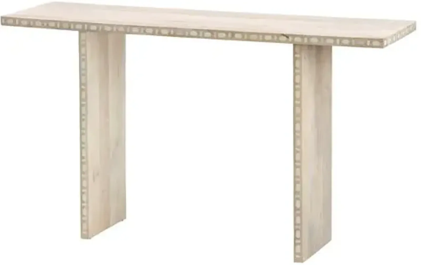 Sama Console Table - White Patina - Jamie Young Co.