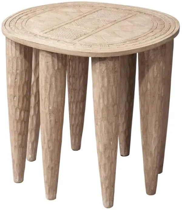 Naga Mango Wood Side Table/Stool