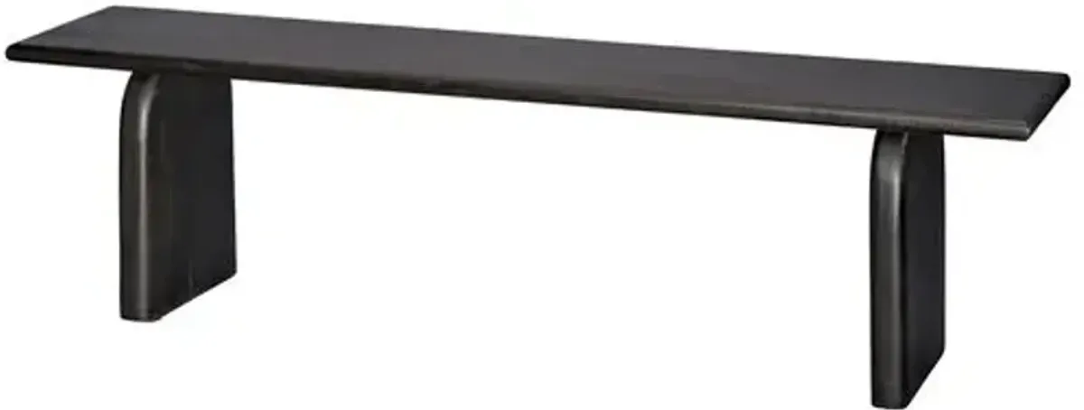 Arc Bench - Jamie Young Co. - Black