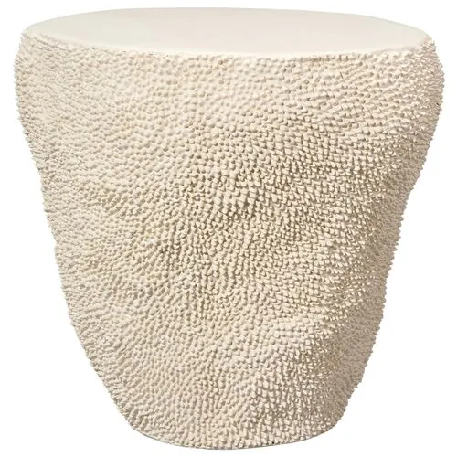 Uni Side Table - Cream White - Jamie Young Co.