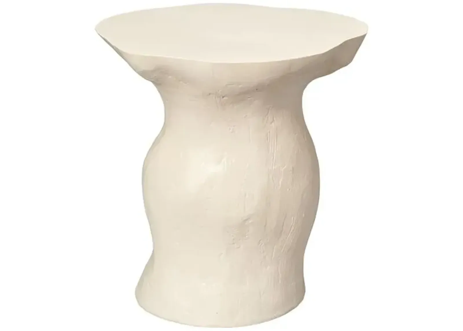 Sculpt Side Table - Jamie Young Co. - White