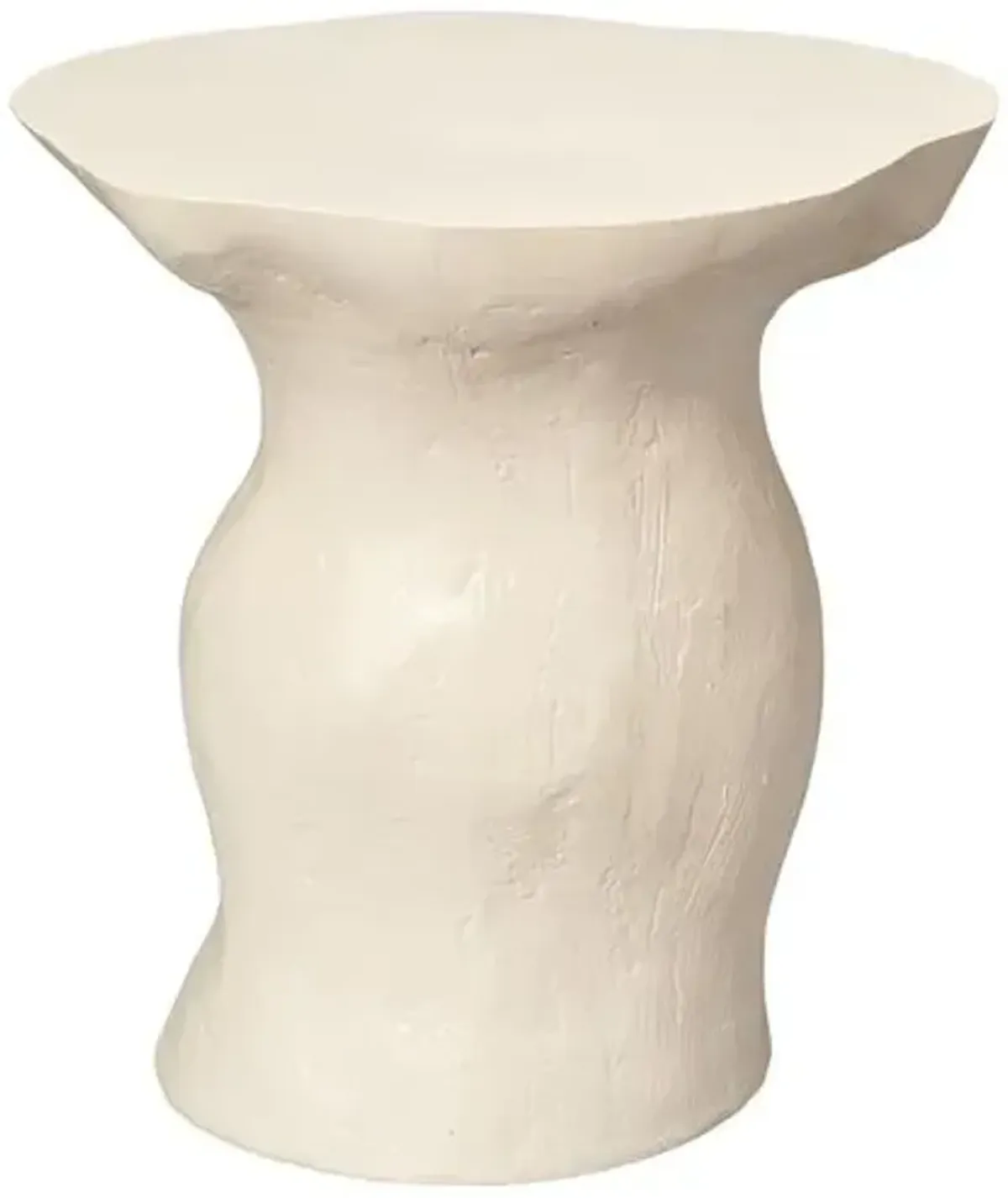 Sculpt Side Table - Jamie Young Co. - White