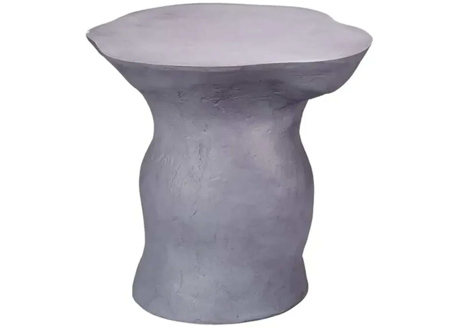 Sculpt Side Table - Jamie Young Co. - Gray