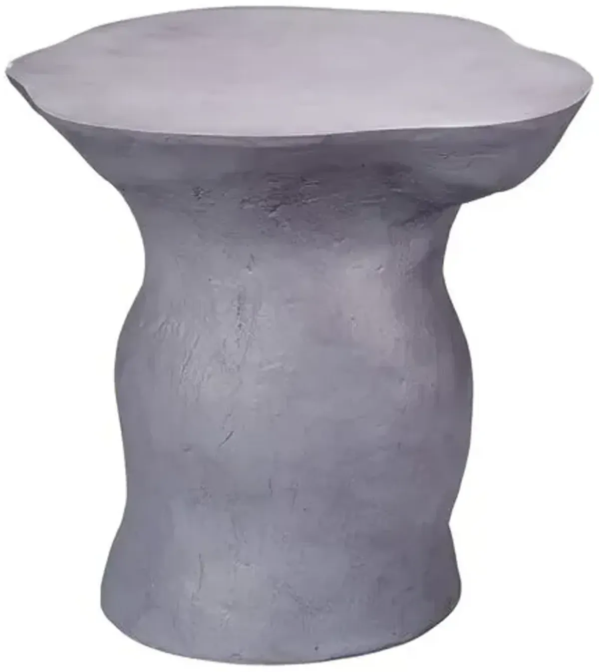 Sculpt Side Table - Jamie Young Co. - Gray