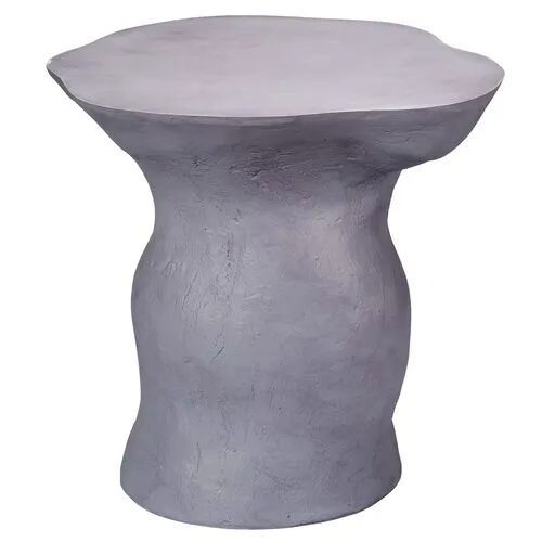 Sculpt Side Table - Jamie Young Co. - Gray