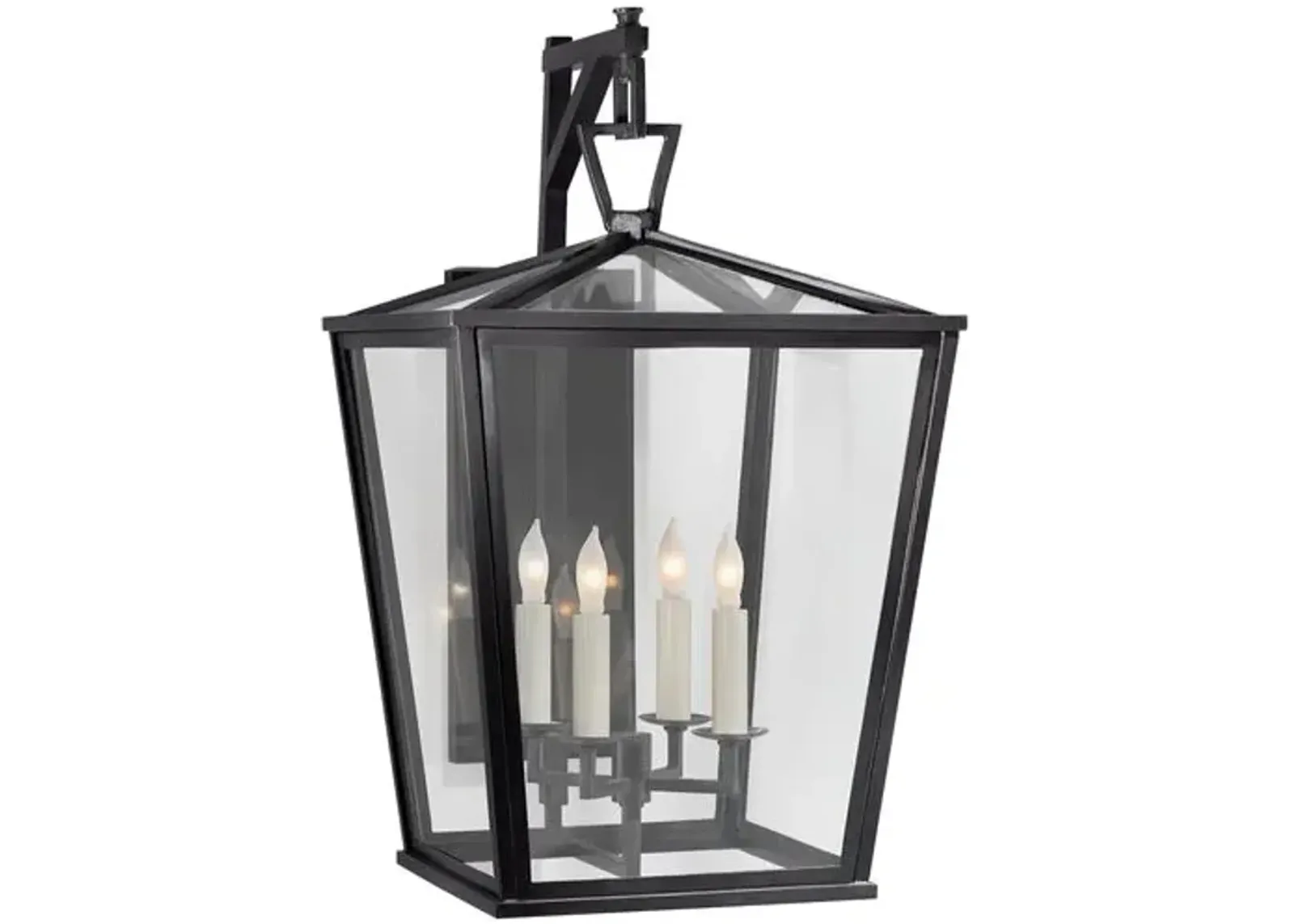 Visual Comfort - Darlana Outdoor Bracket Lantern - Bronze - Black