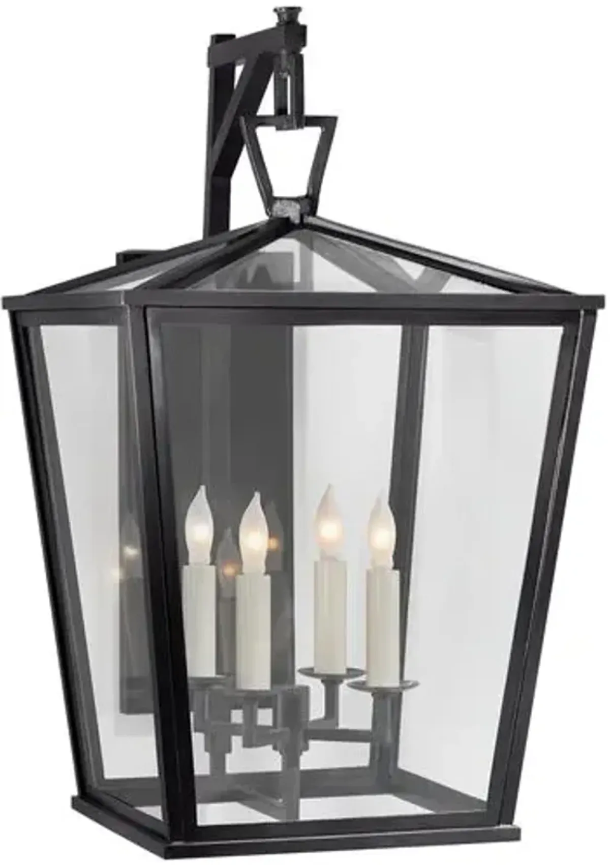 Visual Comfort - Darlana Outdoor Bracket Lantern - Bronze - Black