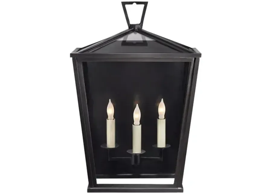 Visual Comfort - Darlana Outdoor 3/4 Lantern - Bronze - Black