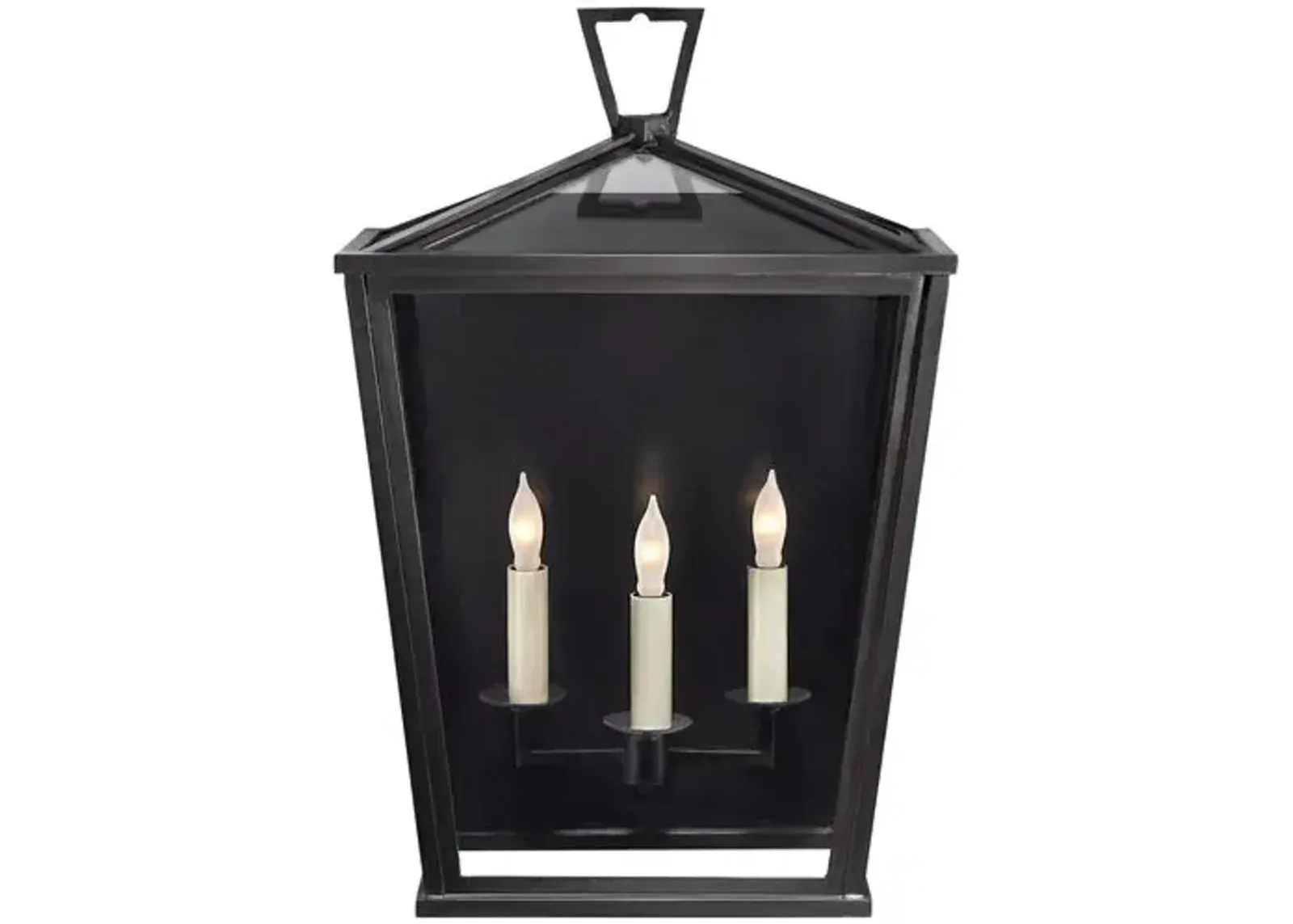 Visual Comfort - Darlana Outdoor 3/4 Lantern - Bronze - Black