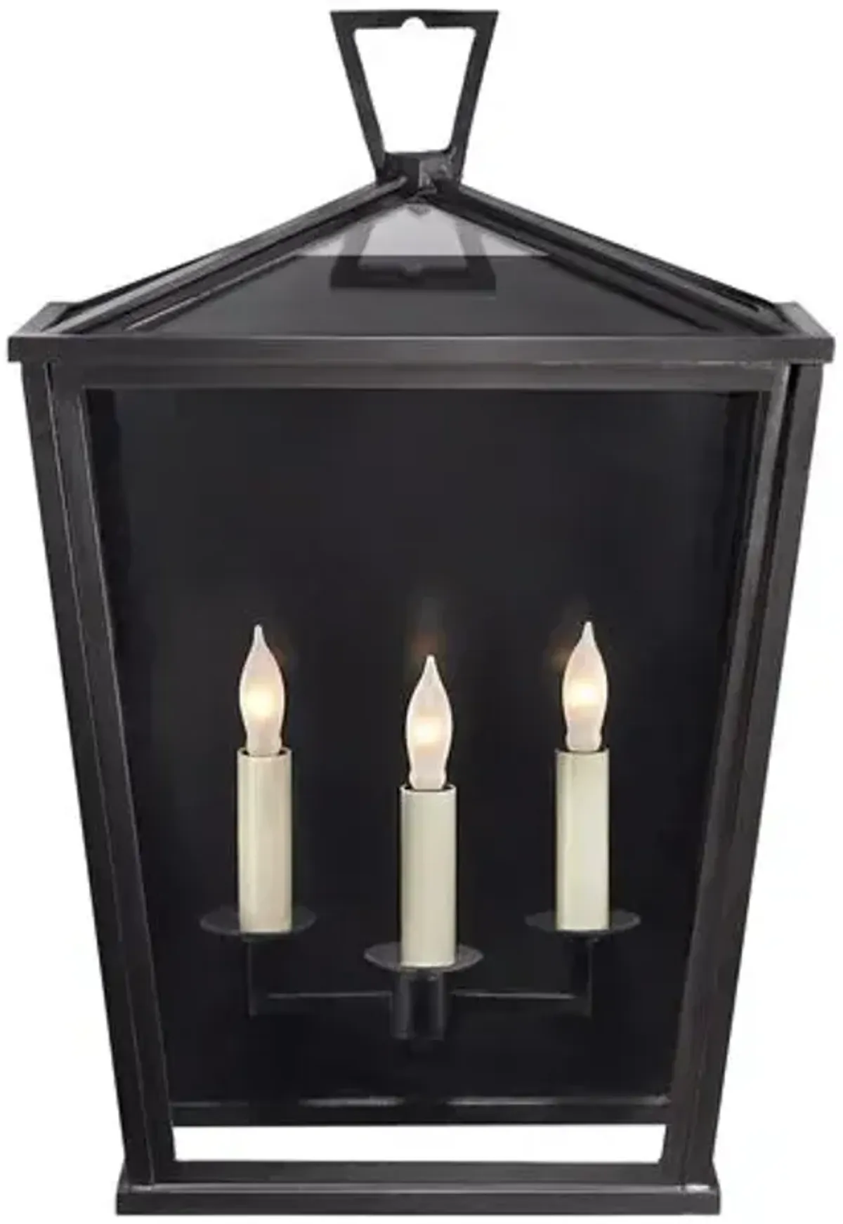 Visual Comfort - Darlana Outdoor 3/4 Lantern - Bronze - Black