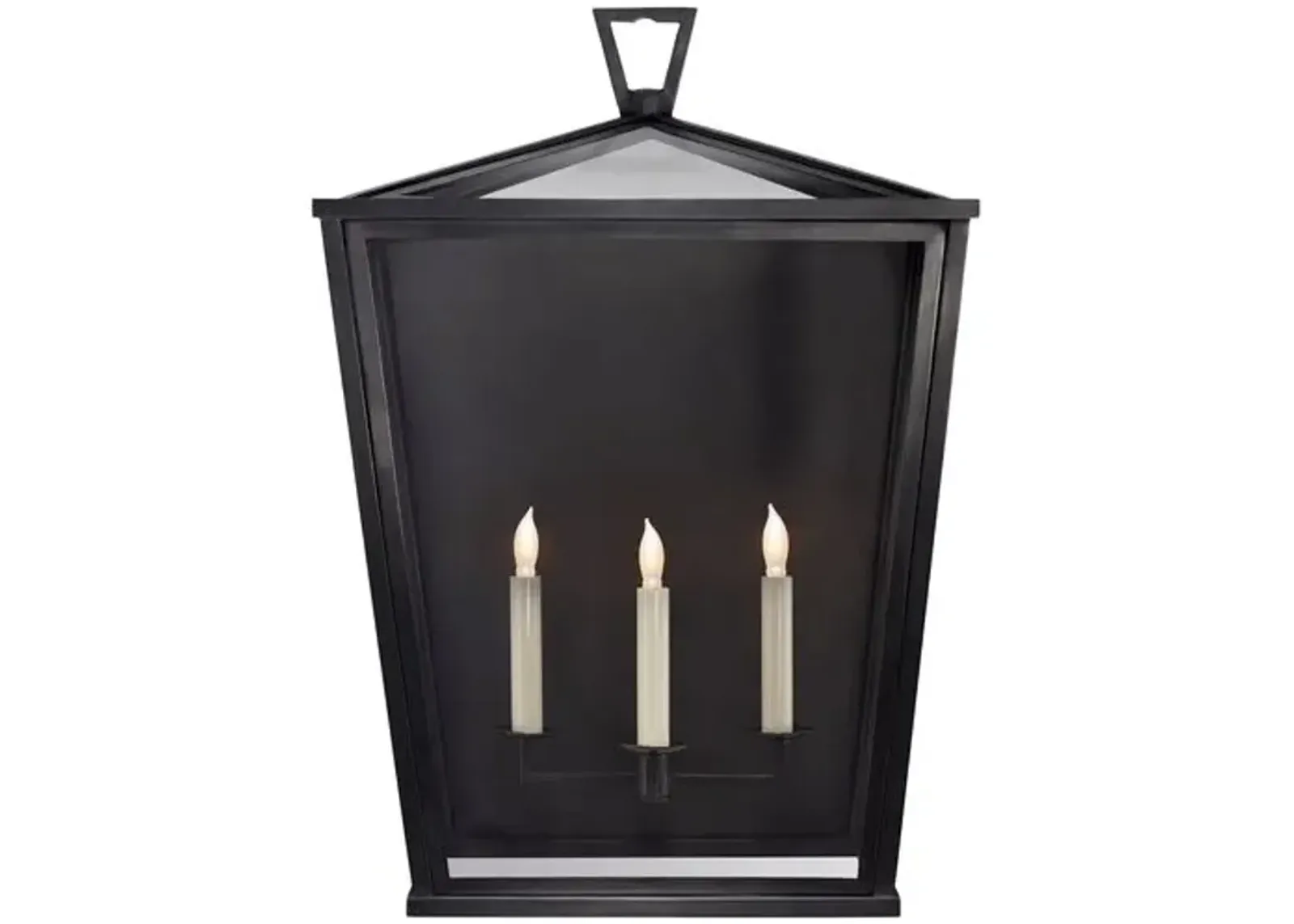 Visual Comfort - Darlana Outdoor 3/4 Lantern - Bronze - Black