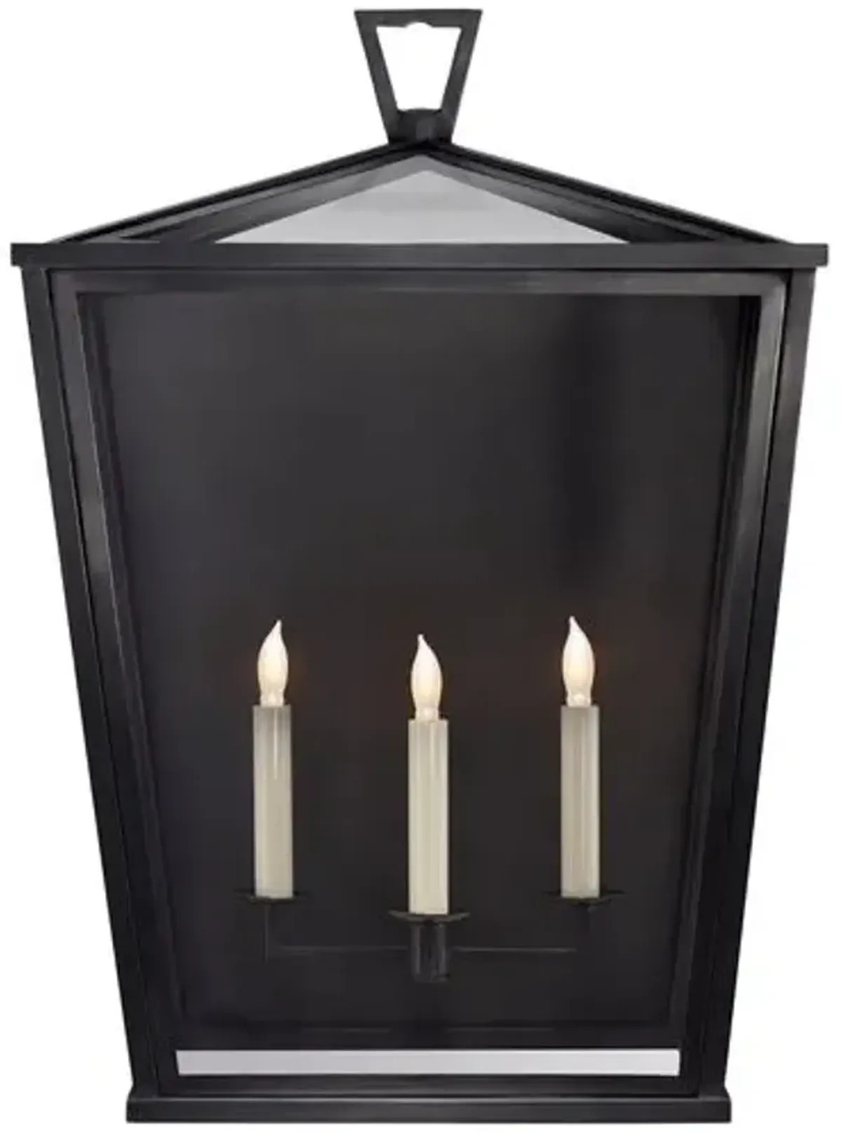 Visual Comfort - Darlana Outdoor 3/4 Lantern - Bronze - Black