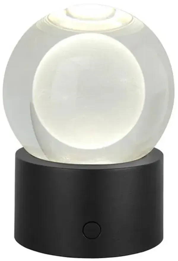 Visual Comfort - Mina Indoor/Outdoor Accent Rechargeable Table Lamp - Black