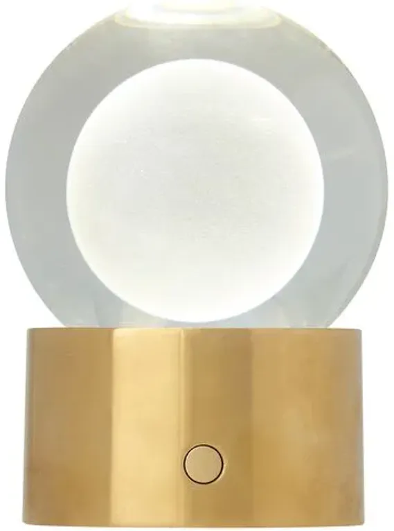 Visual Comfort - Mina Indoor/Outdoor Accent Rechargeable Table Lamp - Gold