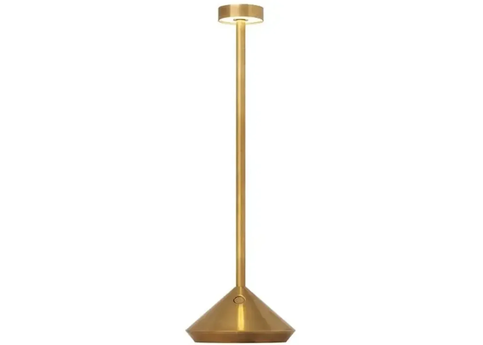 Visual Comfort - Moneta Indoor/Outdoor Accent Rechargeable Table Lamp - Gold