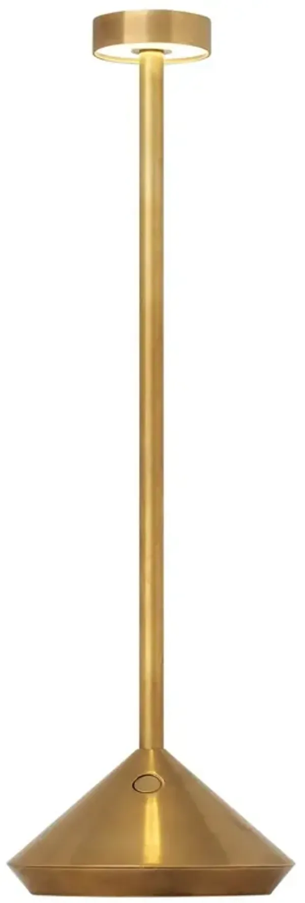Visual Comfort - Moneta Indoor/Outdoor Accent Rechargeable Table Lamp - Gold