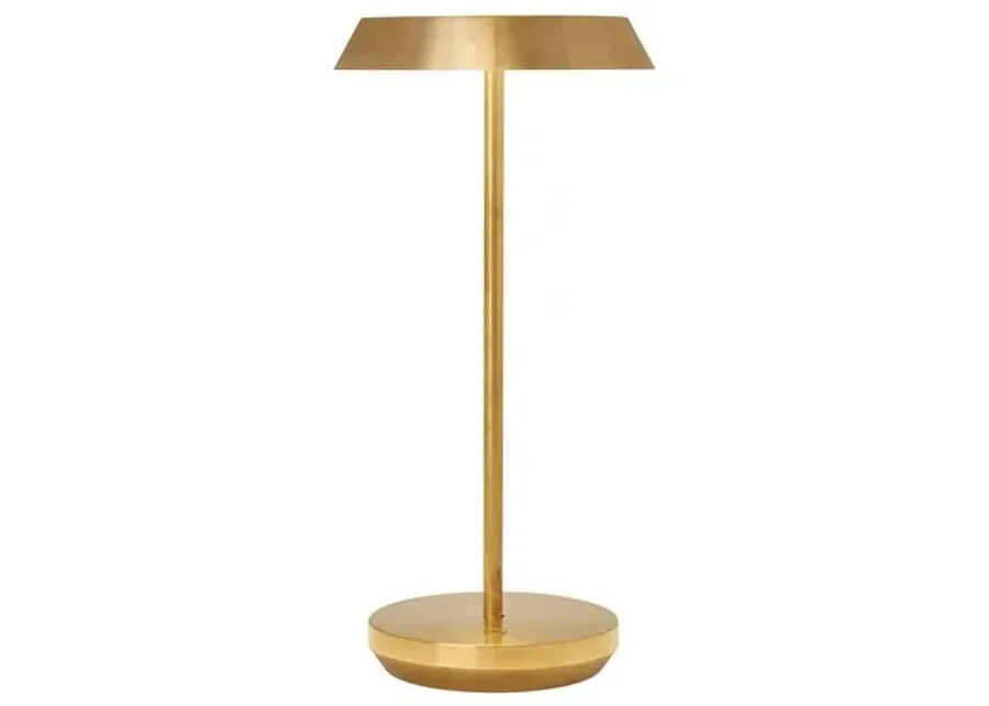 Visual Comfort - Tepa Indoor/Outdoor Accent Rechargeable Table Lamp - Gold