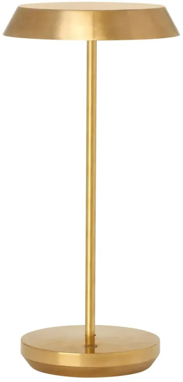Visual Comfort - Tepa Indoor/Outdoor Accent Rechargeable Table Lamp - Gold