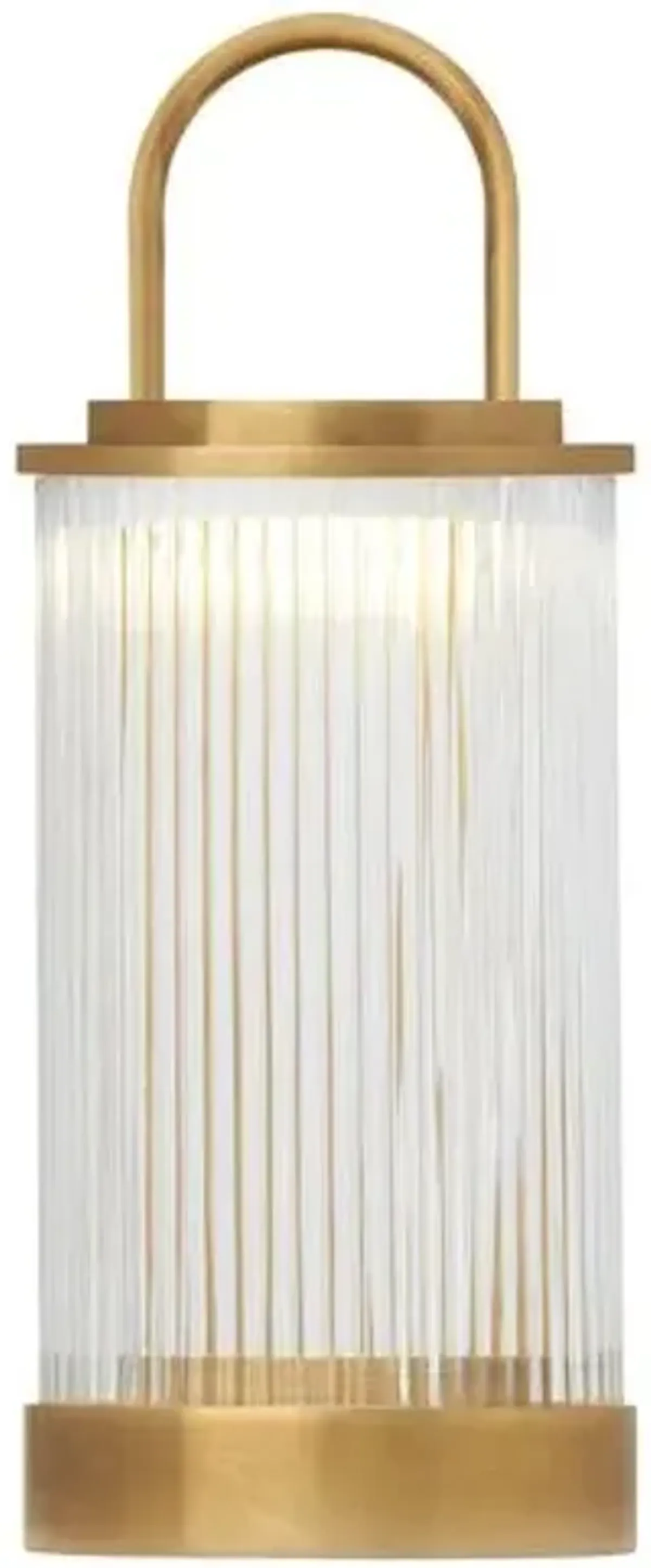 Visual Comfort - Tawa Indoor/Outdoor Accent Rechargeable Table Lamp - Gold